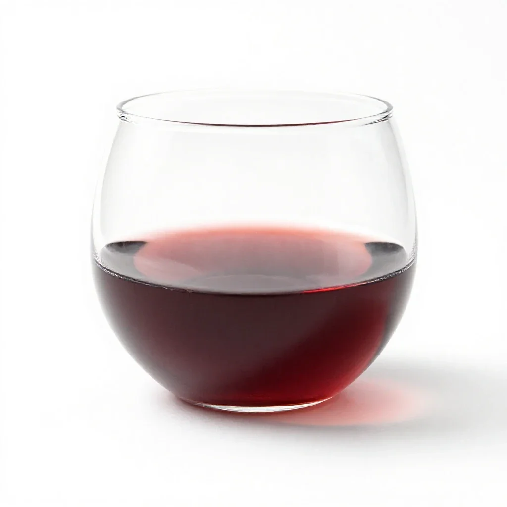 Claret isolated on a white background