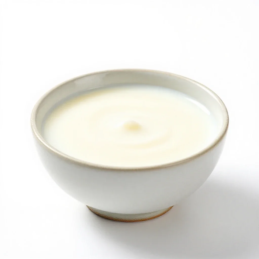 Condensed milk isolated on a white background