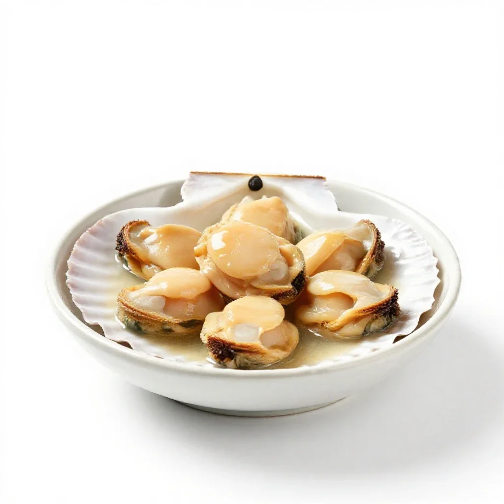 Coquilles Saint-Jacques isolated on a white background