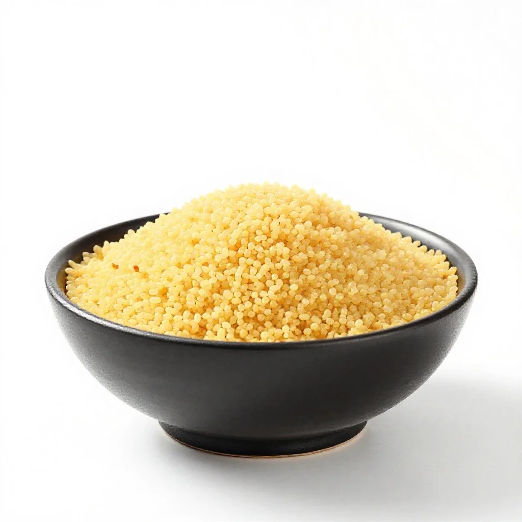 Couscous isolated on a white background