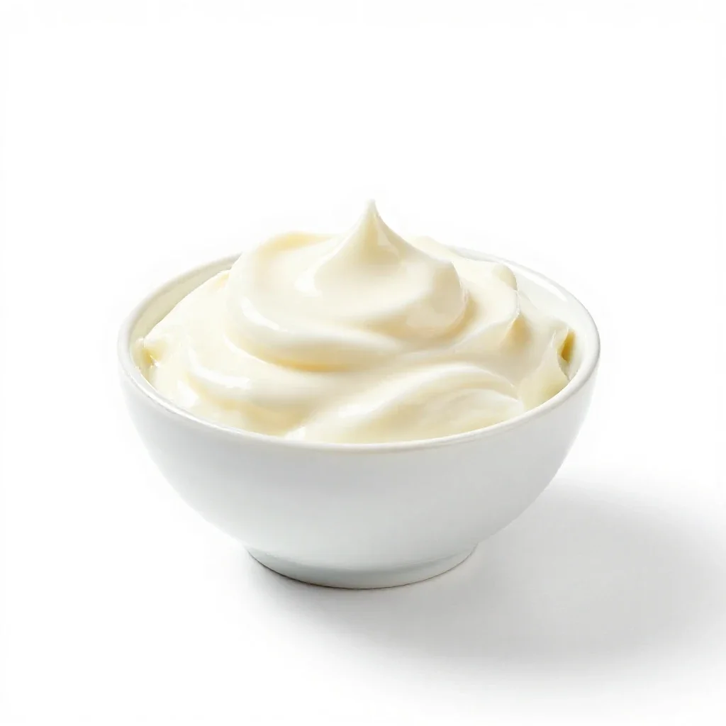 Creme de fraise isolated on a white background