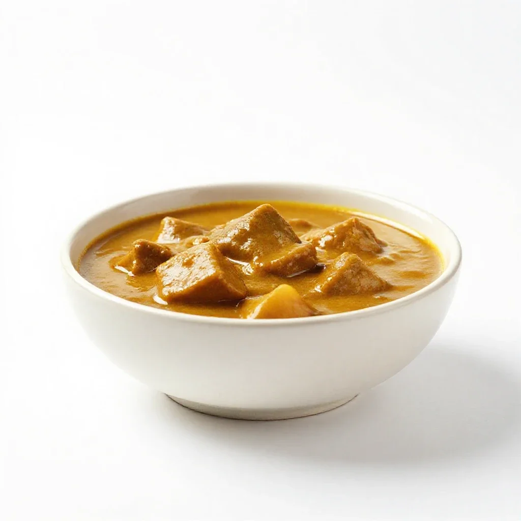 Curry isolated on a white background