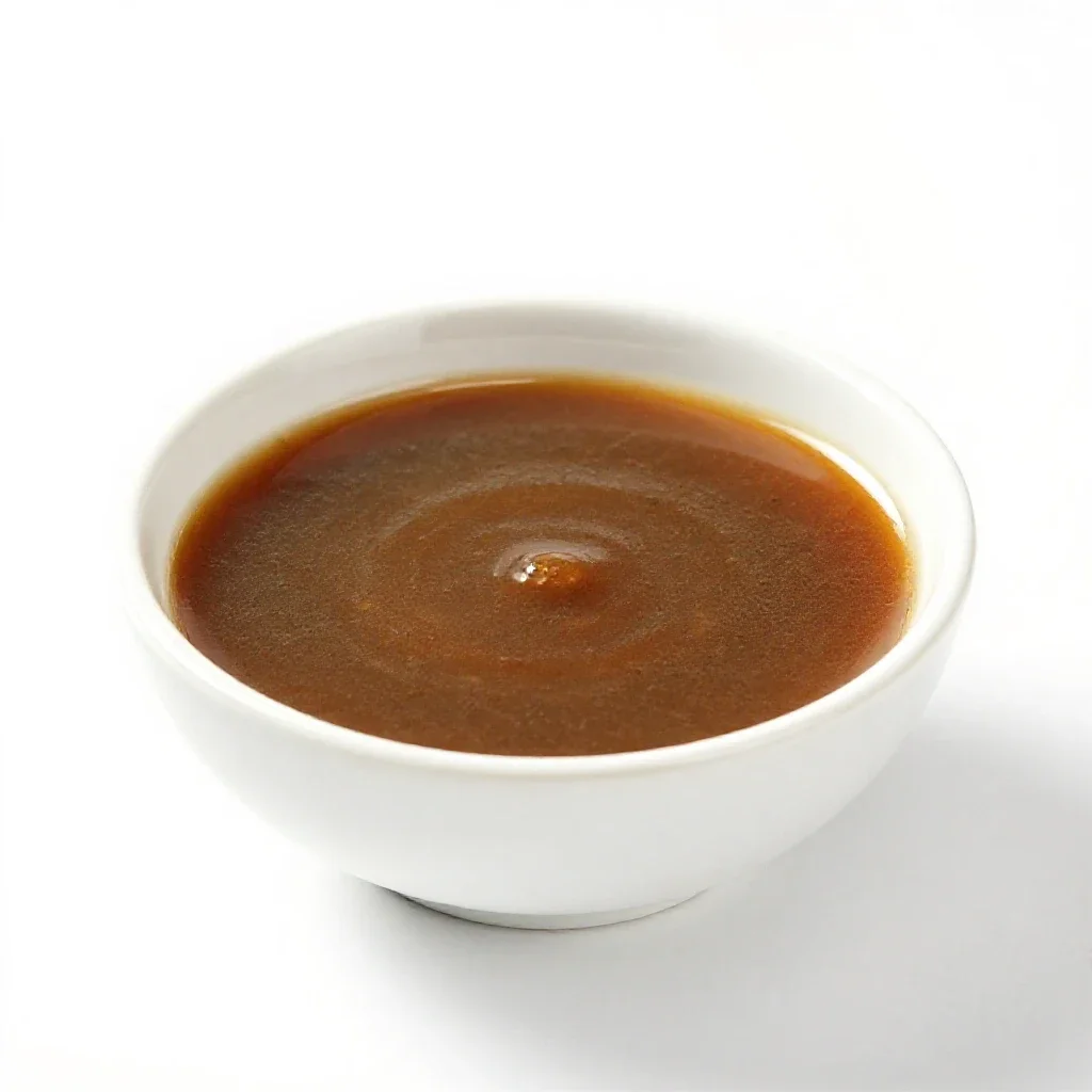 Demiglace isolated on a white background