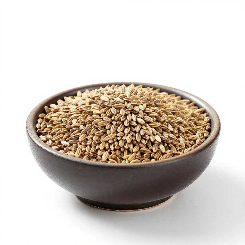 Dill seed isolated on a white background