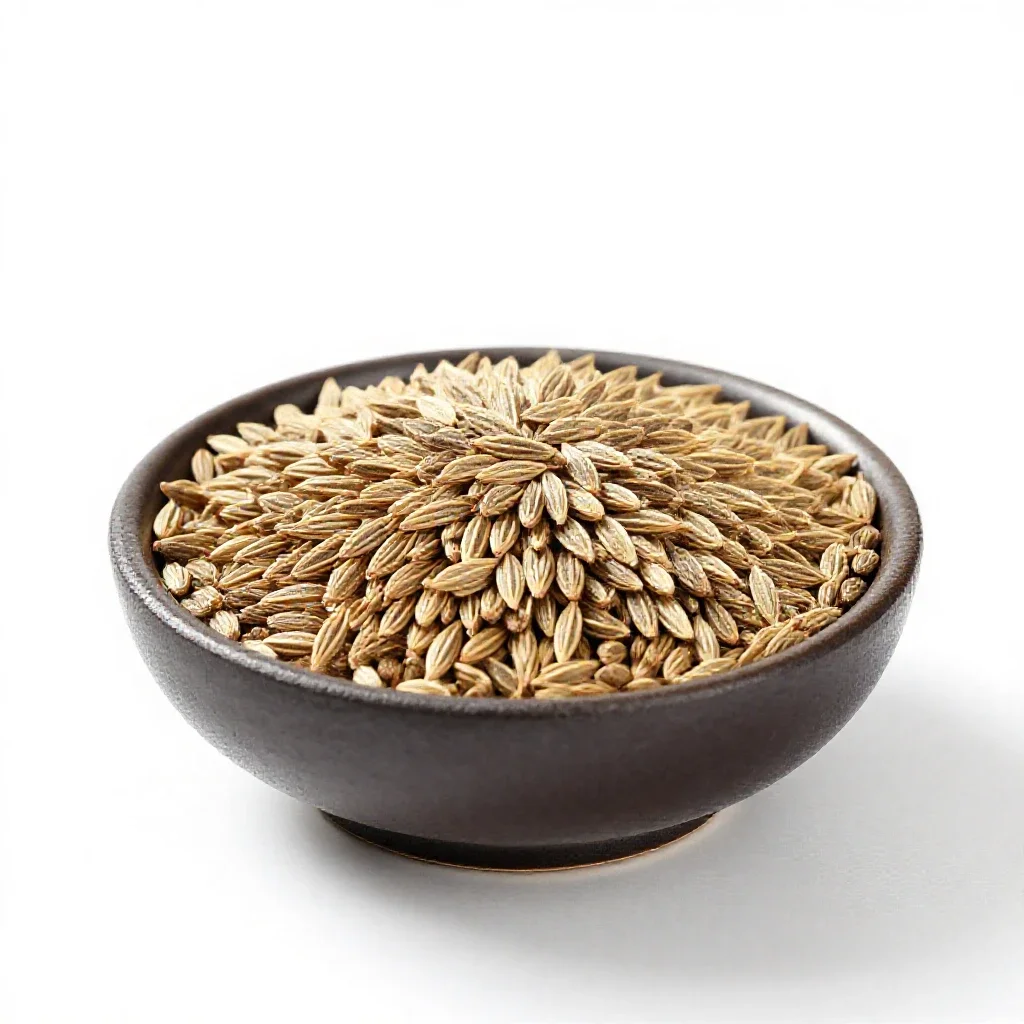 Fennel seed isolated on a white background