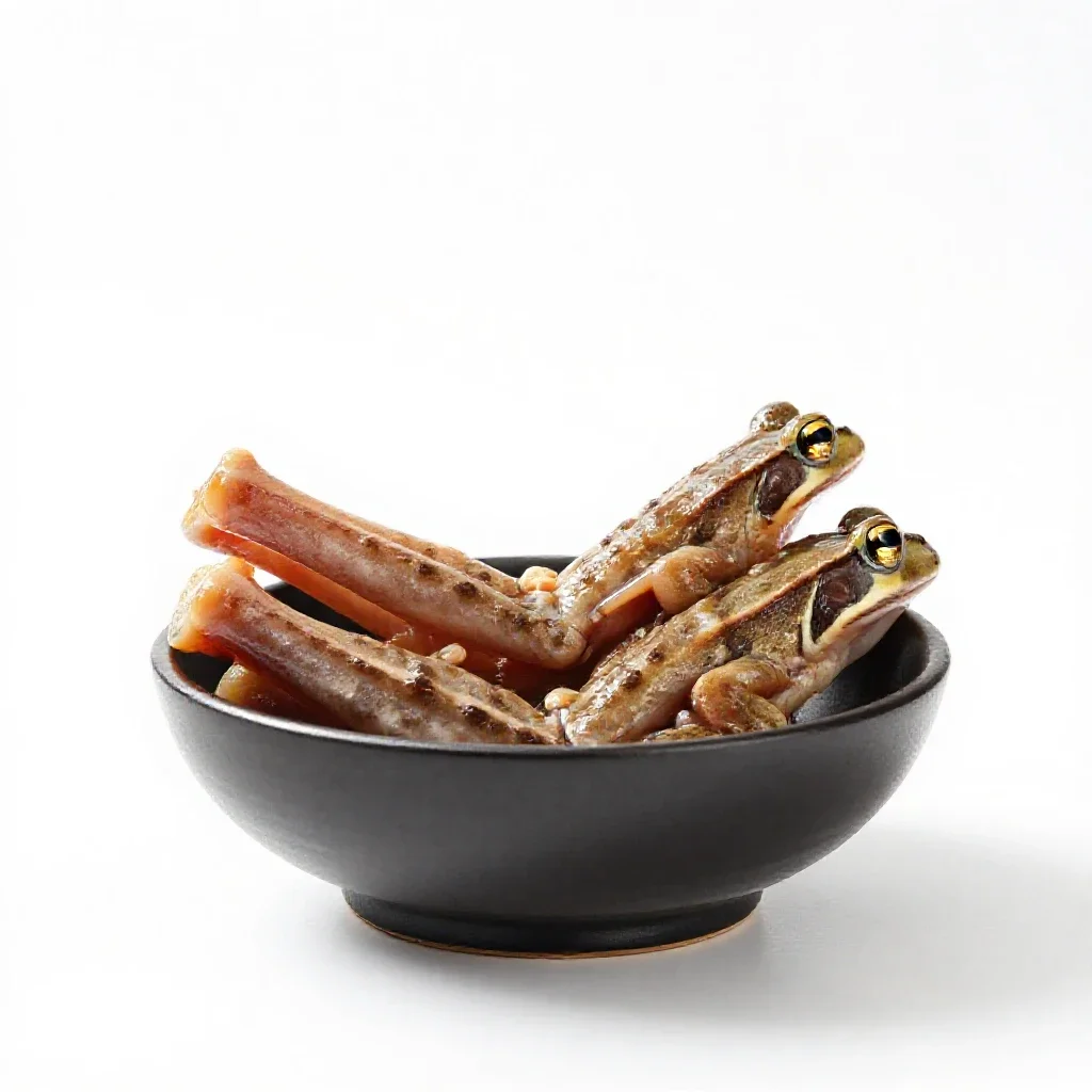 Frog legs isolated on a white background