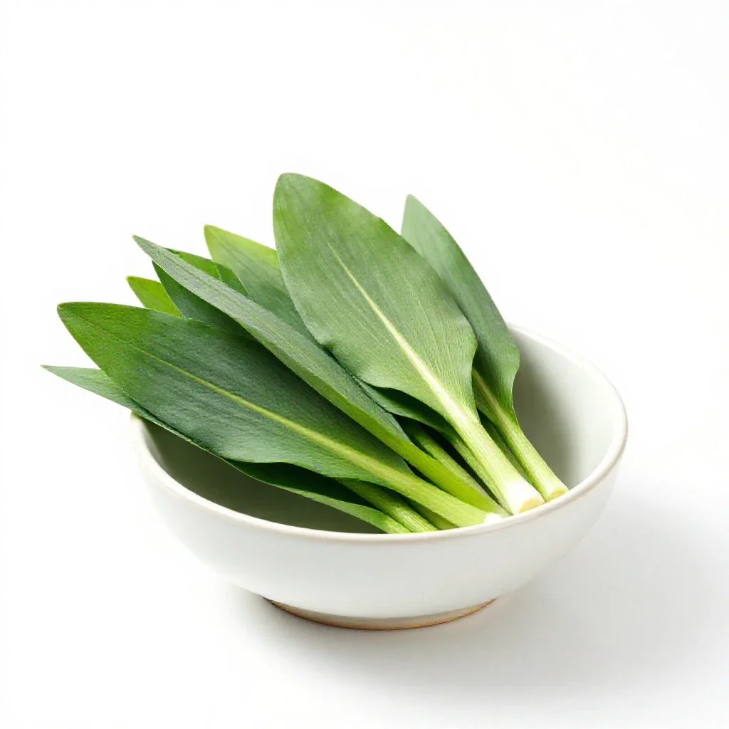 Garlic chive isolated on a white background