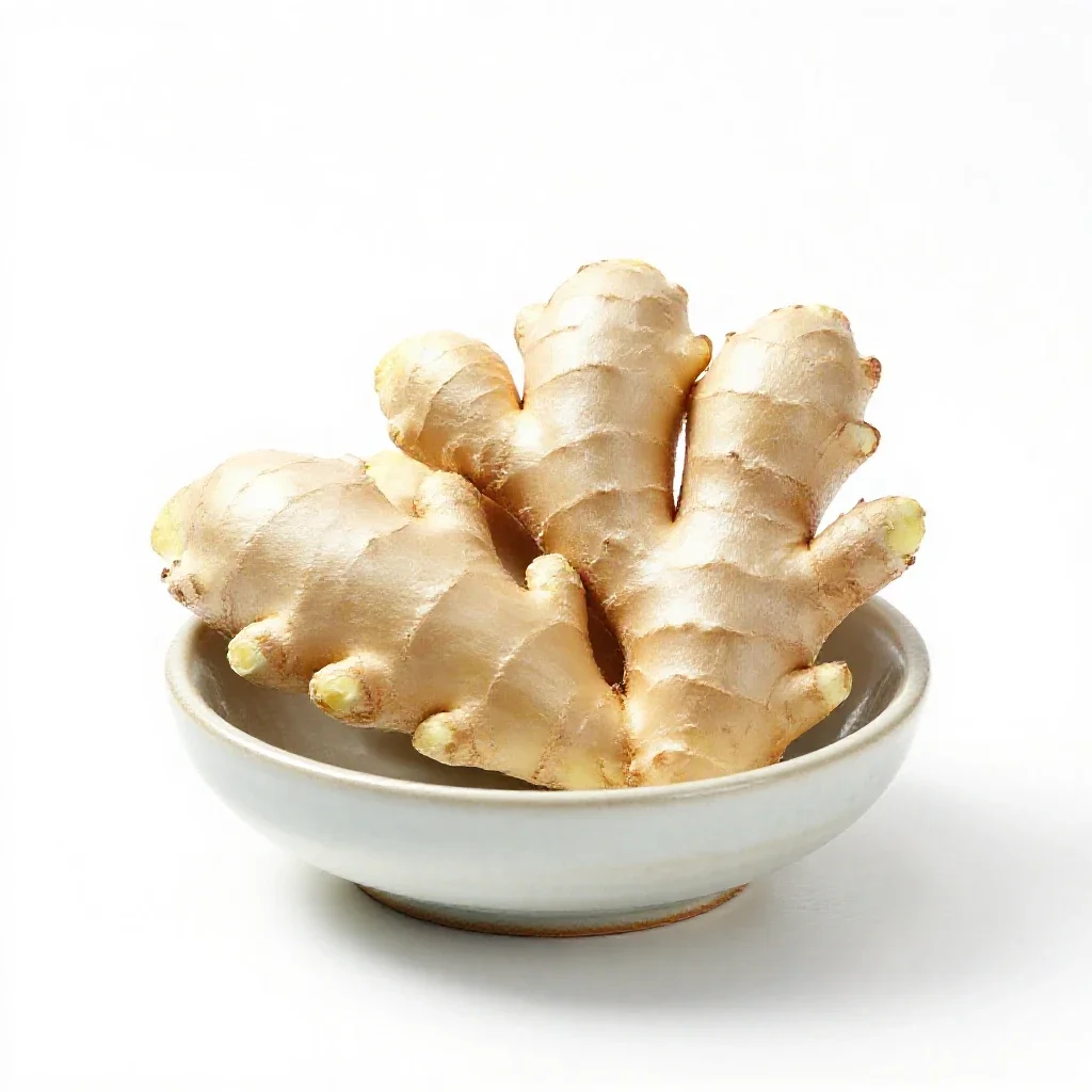 Ginger isolated on a white background