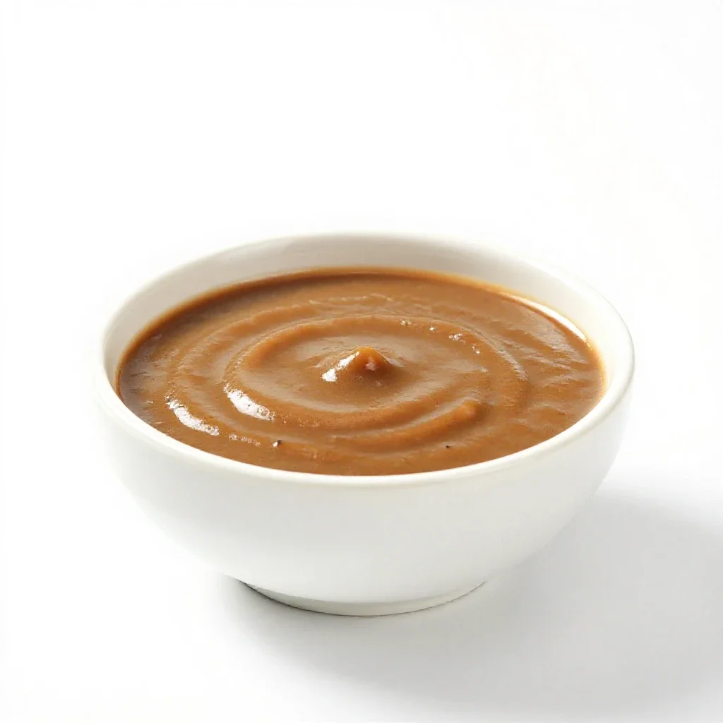 Gravy isolated on a white background