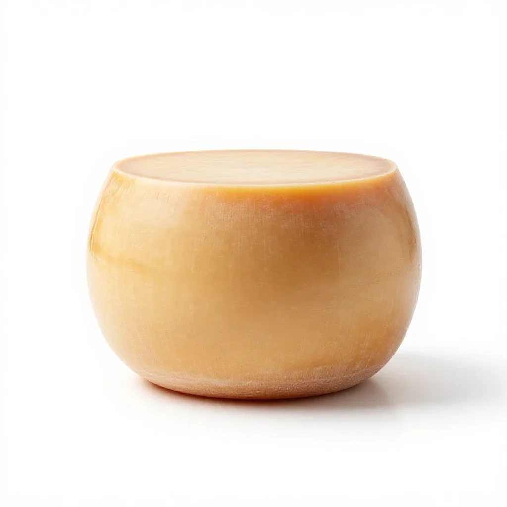 Hand cheese isolated on a white background