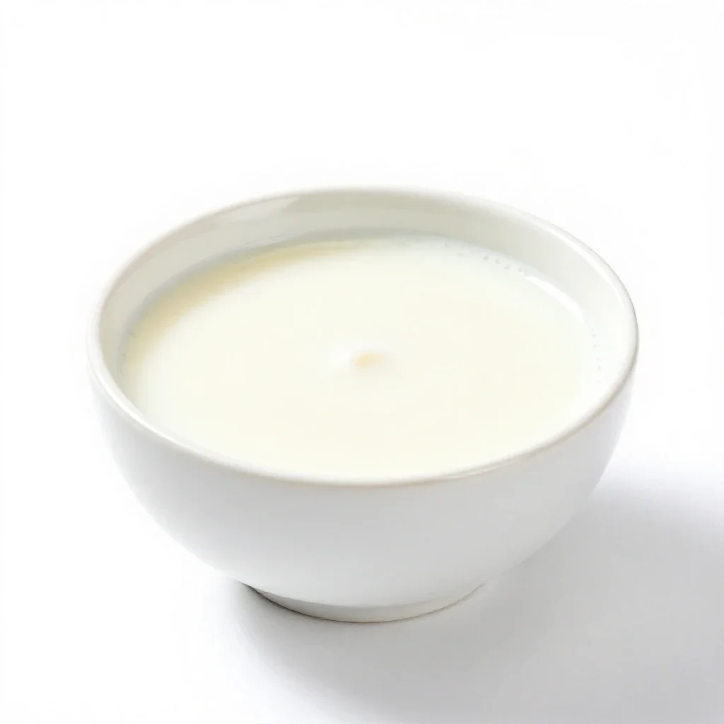 Homogenized milk isolated on a white background
