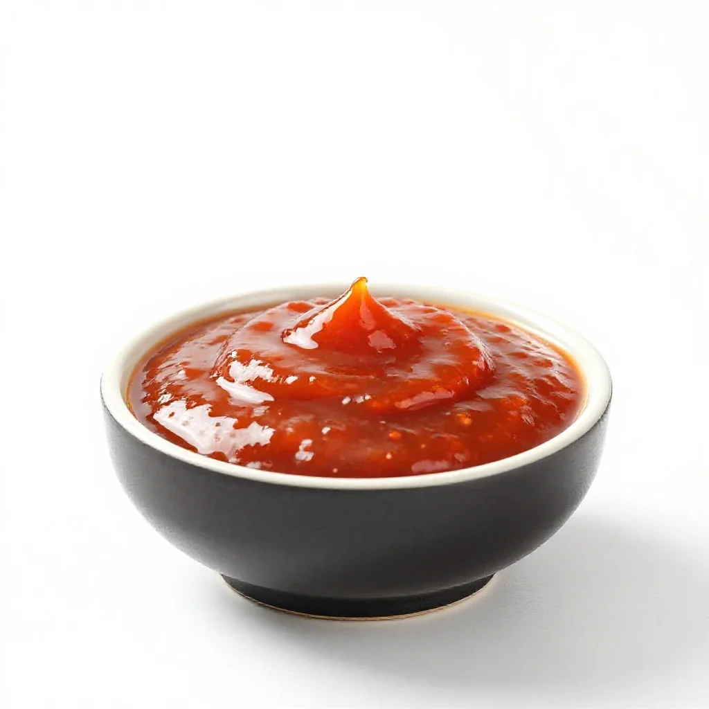 Hot sauce isolated on a white background