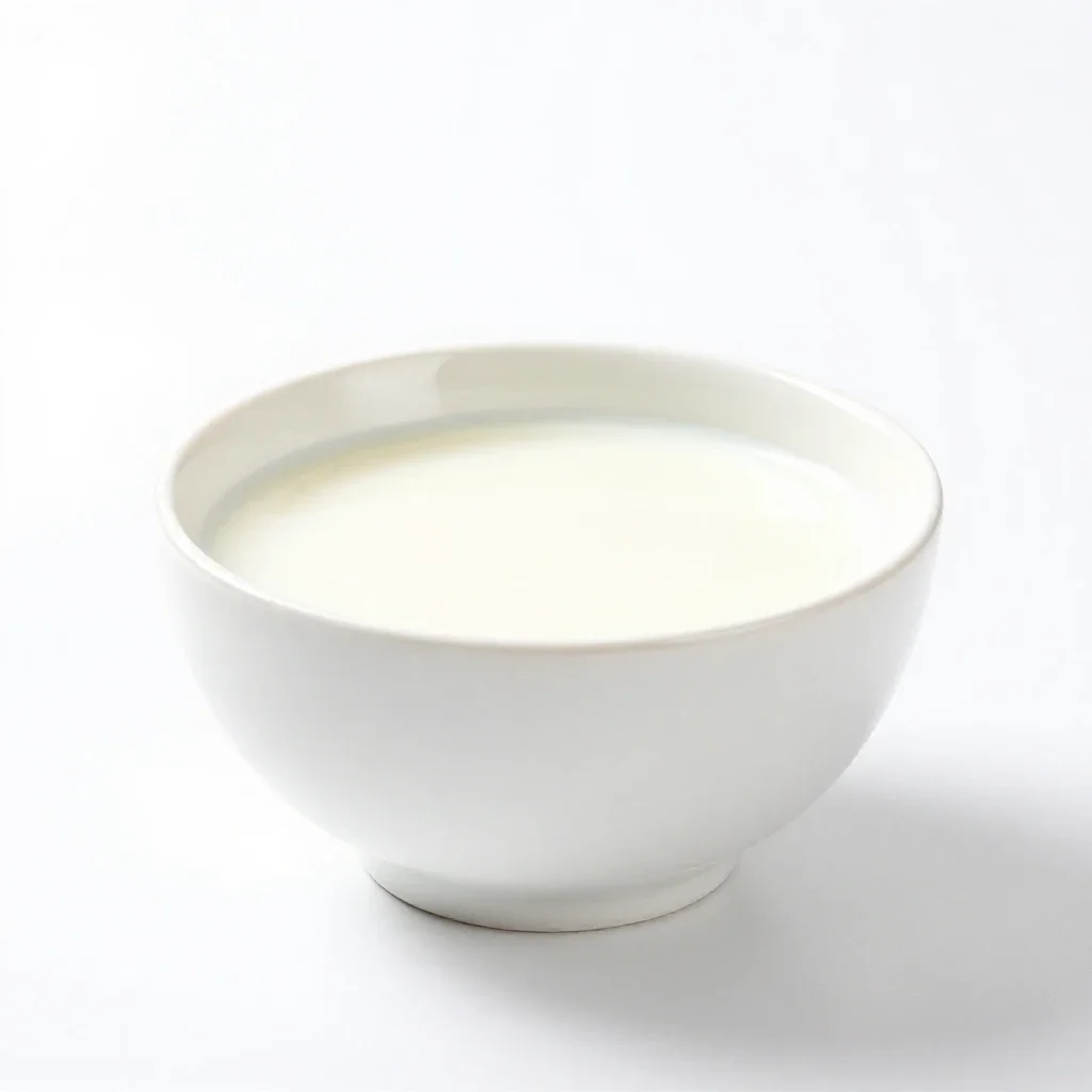 Low-fat milk isolated on a white background