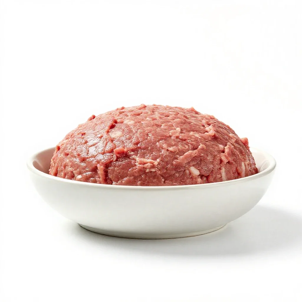 Meat loaf isolated on a white background