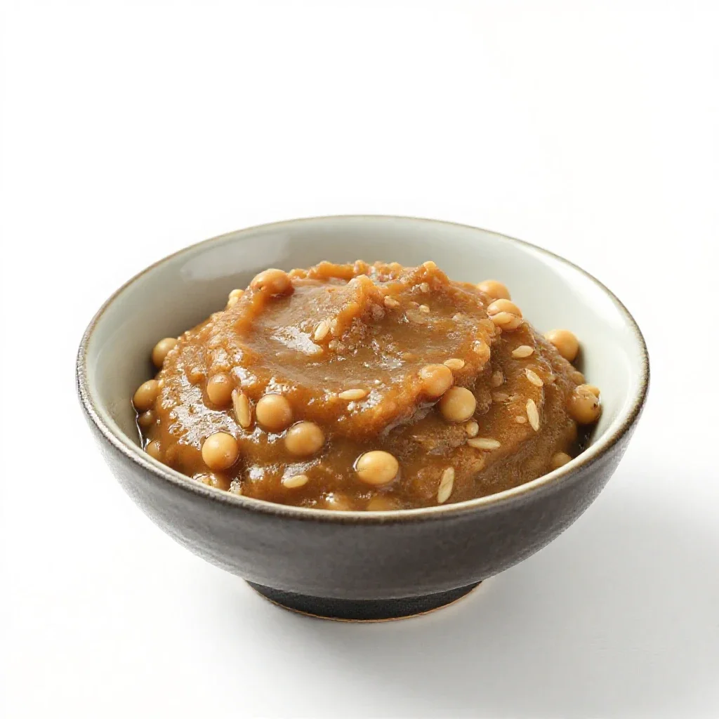 Miso isolated on a white background