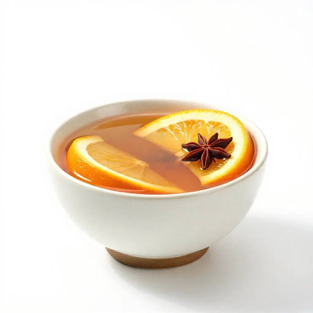 Mulled cider isolated on a white background