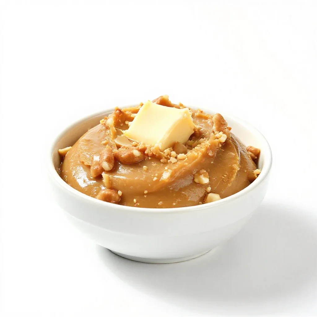 Nut butter isolated on a white background