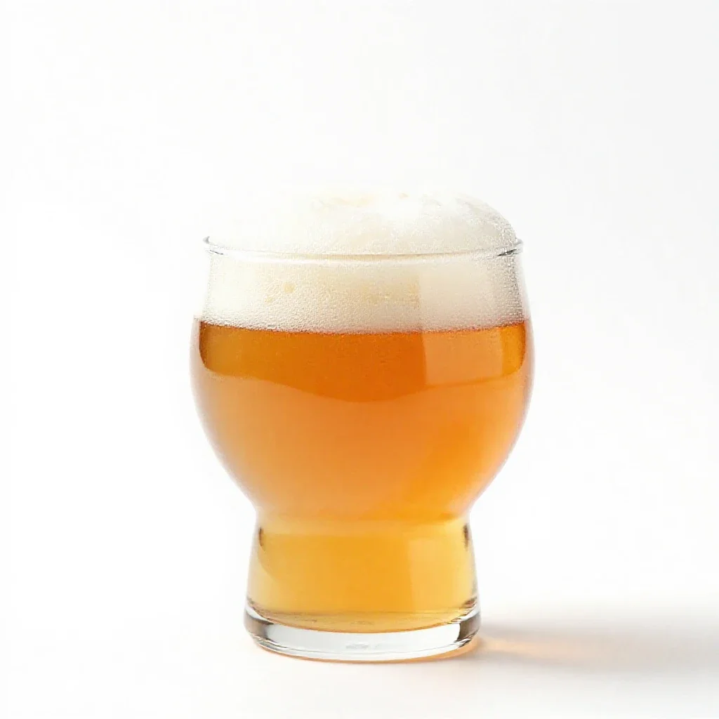 Pale ale isolated on a white background