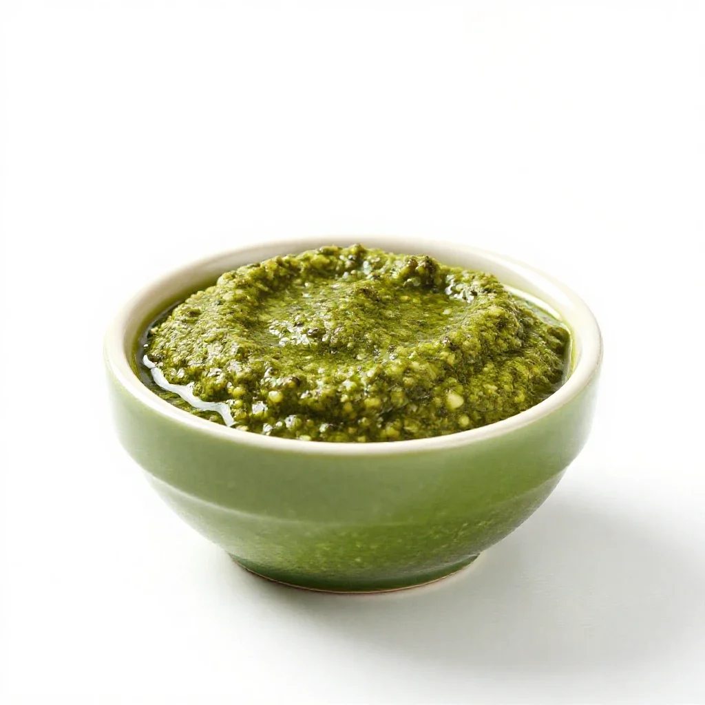 Pesto isolated on a white background