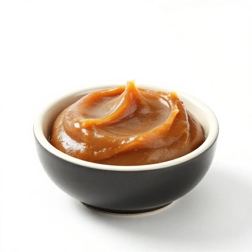 Pimento butter isolated on a white background