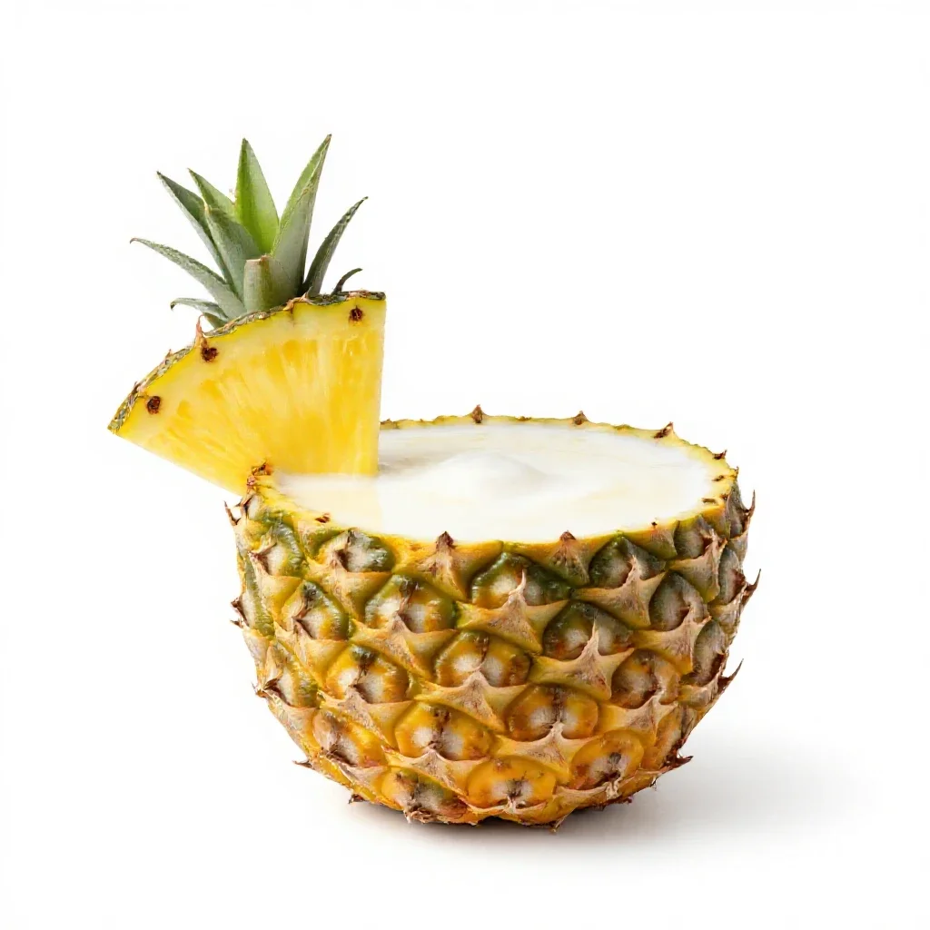 Pina colada isolated on a white background
