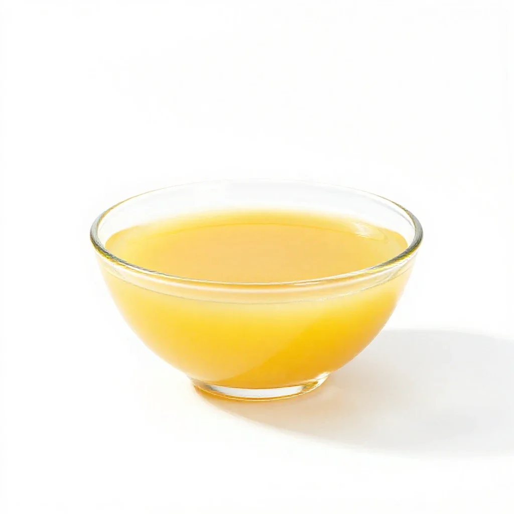 Pineapple juice isolated on a white background