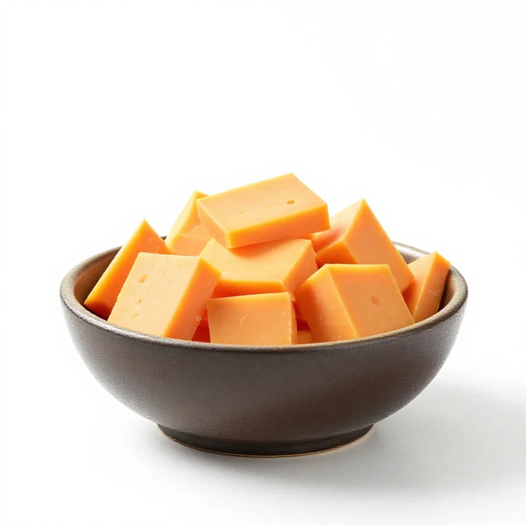 Rat cheese isolated on a white background