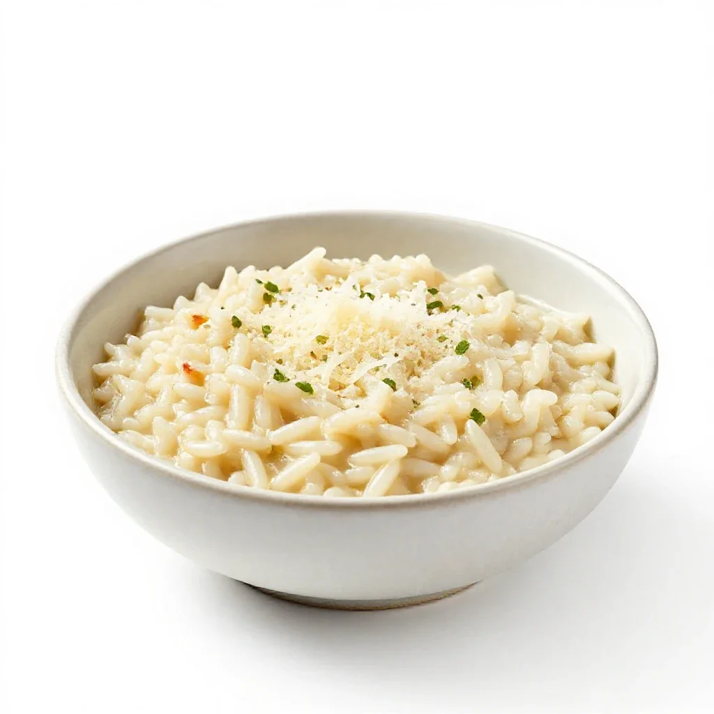 Risotto isolated on a white background