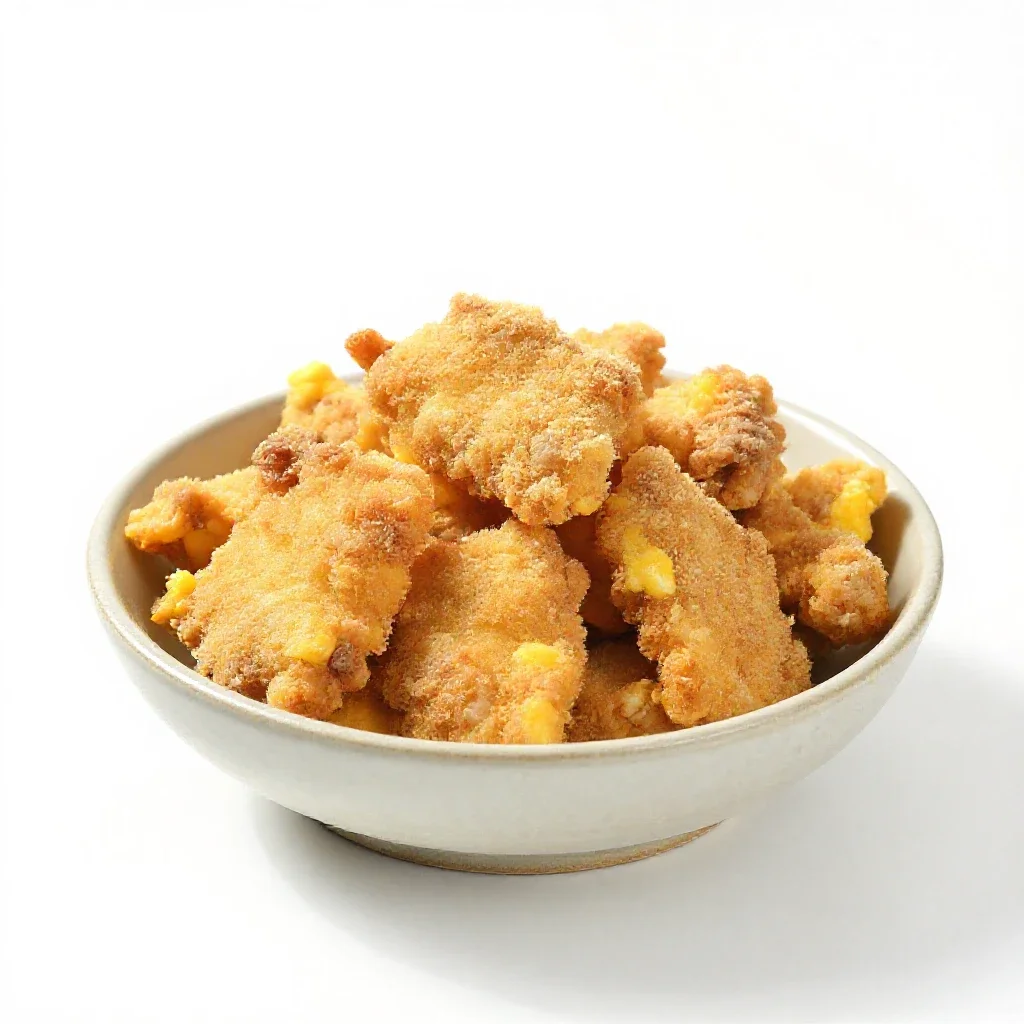Rissole isolated on a white background