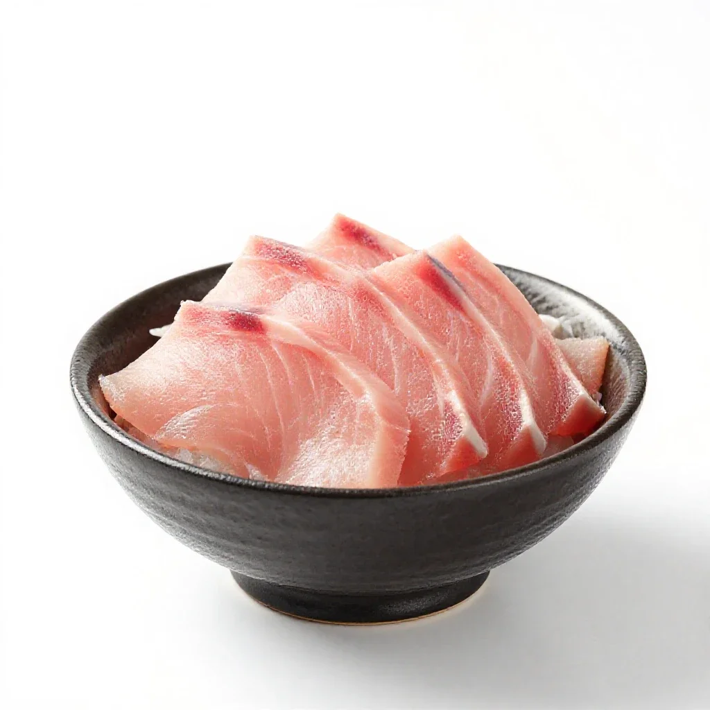 Sashimi isolated on a white background