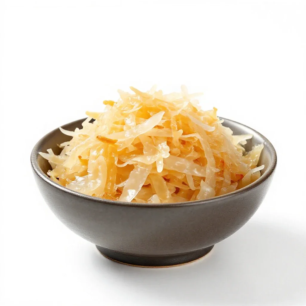 Sauerkraut isolated on a white background