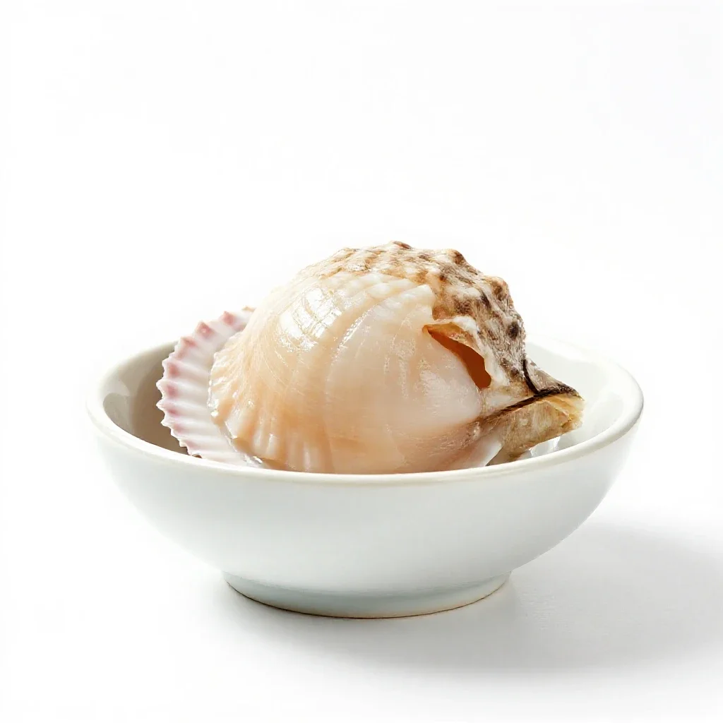 Scallopine isolated on a white background