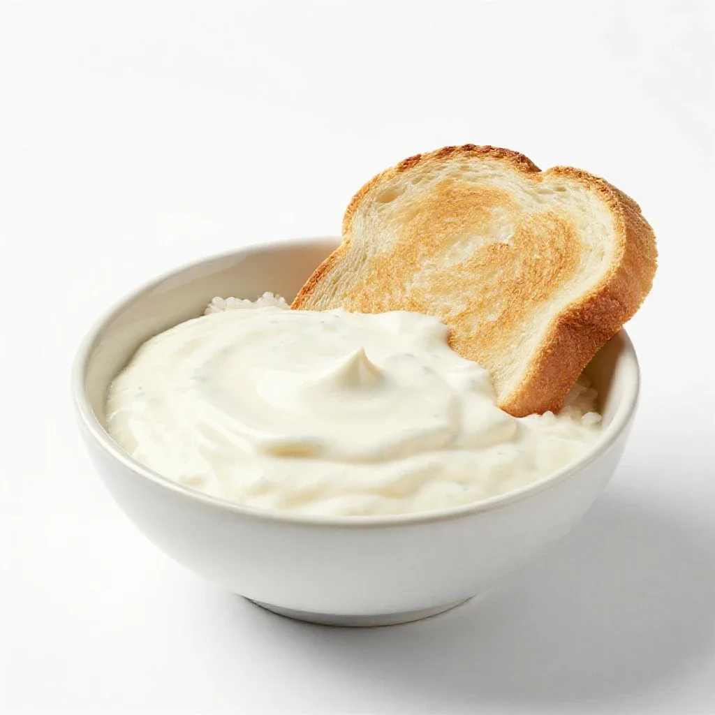 Seafood Newburg isolated on a white background