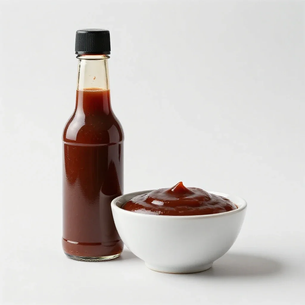 Steak sauce isolated on a white background