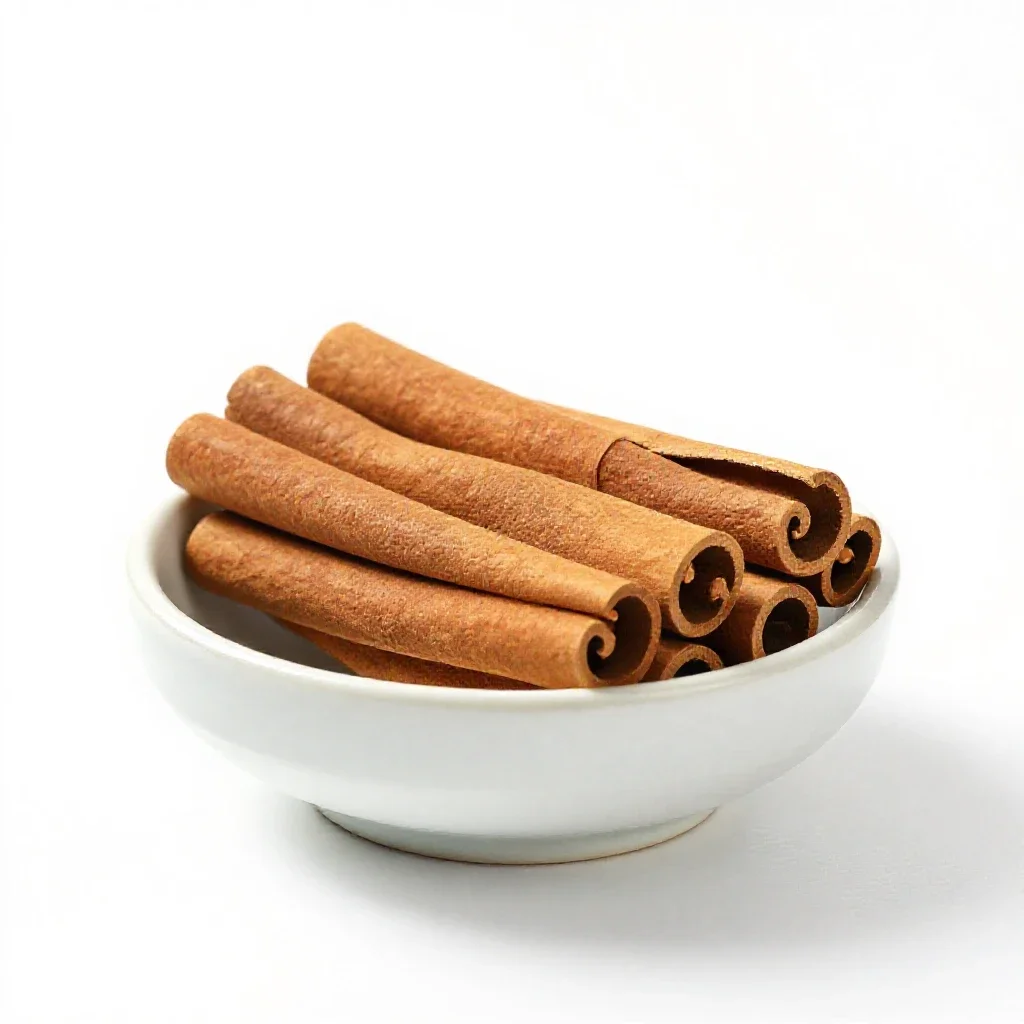 Stick cinnamon isolated on a white background