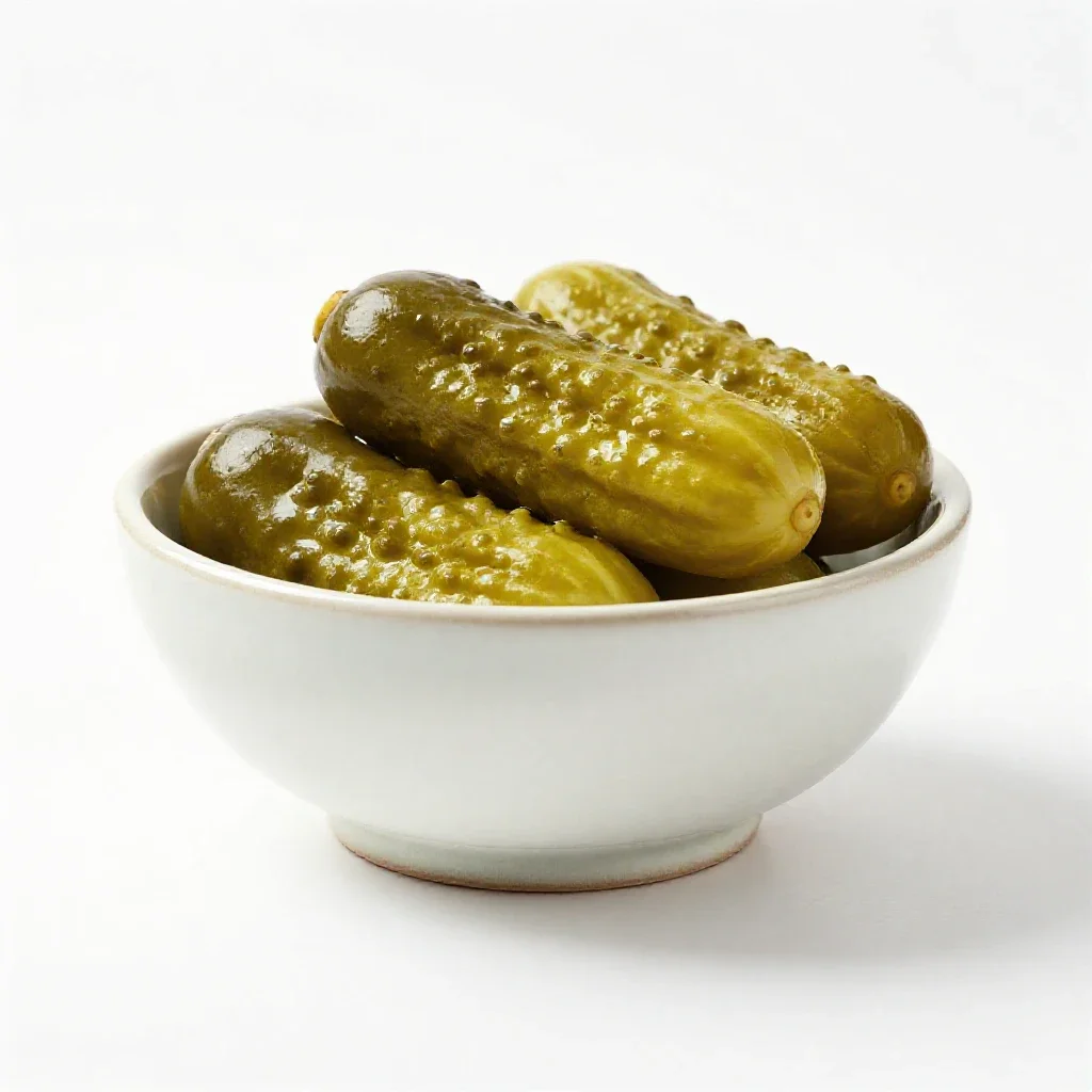 Sweet pickle isolated on a white background