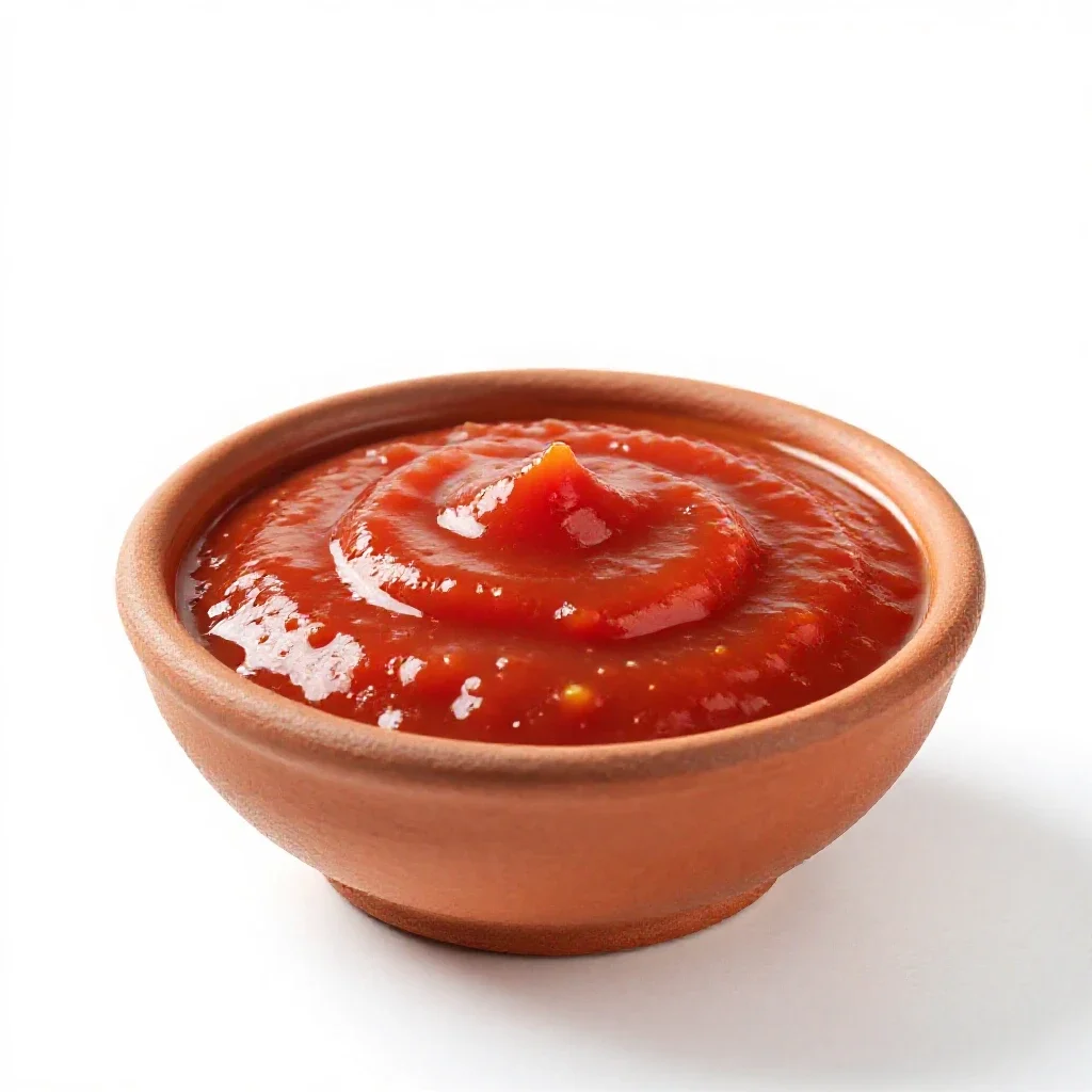 Taco sauce isolated on a white background