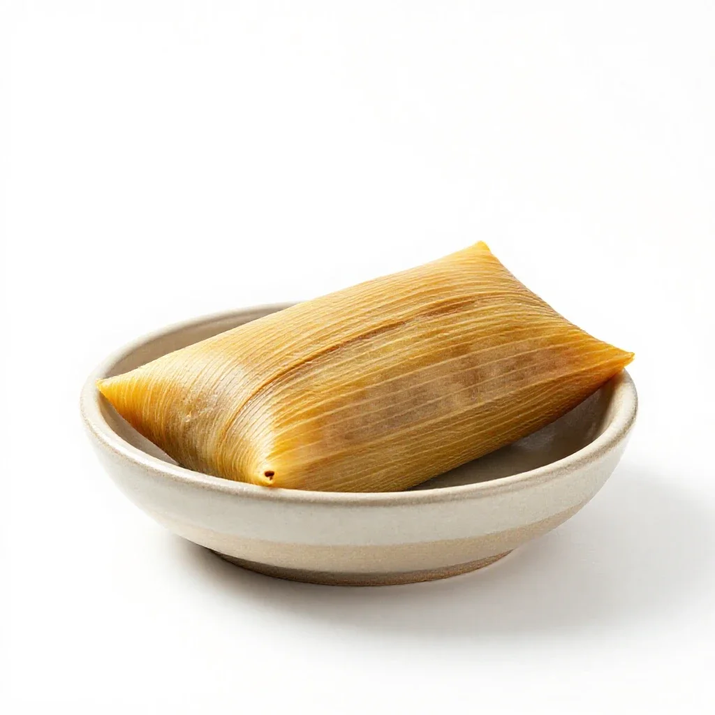 Tamale isolated on a white background