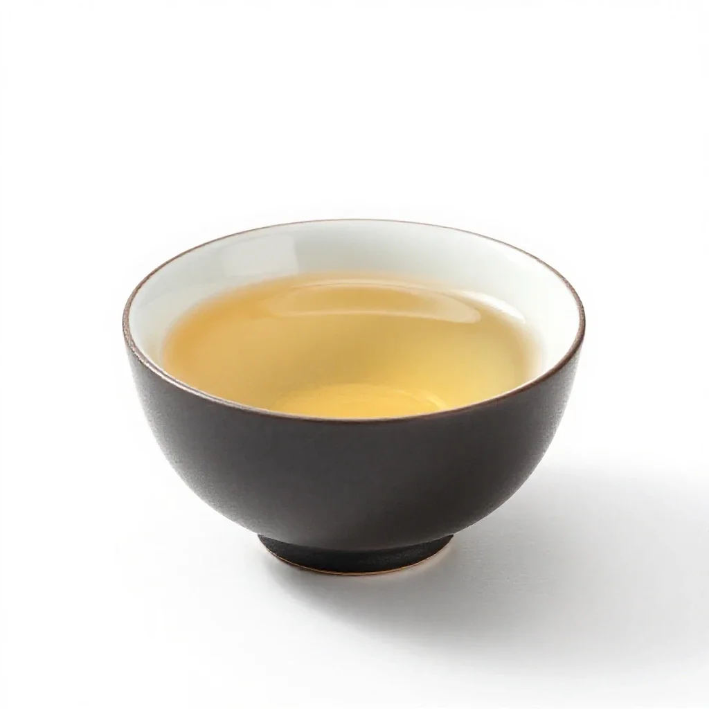 Tea-like drink isolated on a white background