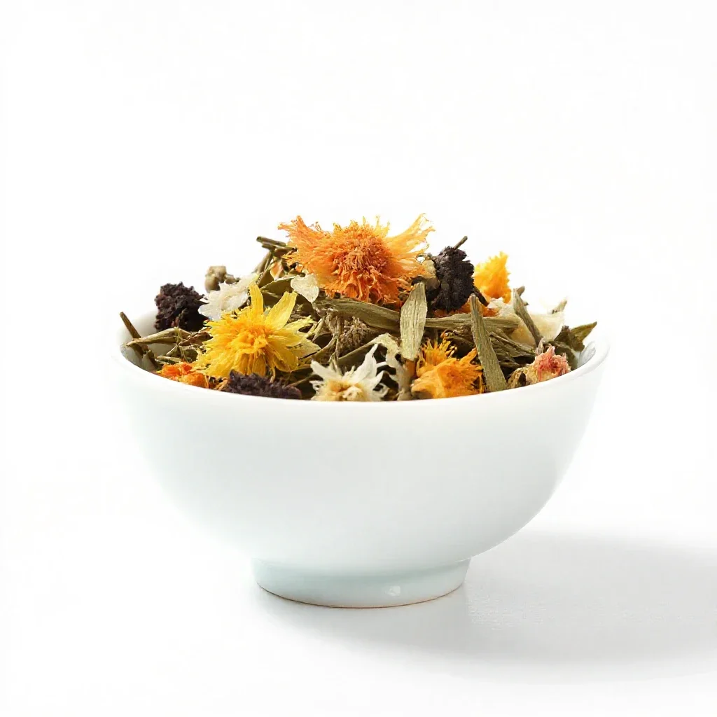Tisane isolated on a white background