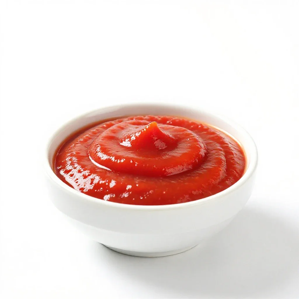 Tomato sauce isolated on a white background