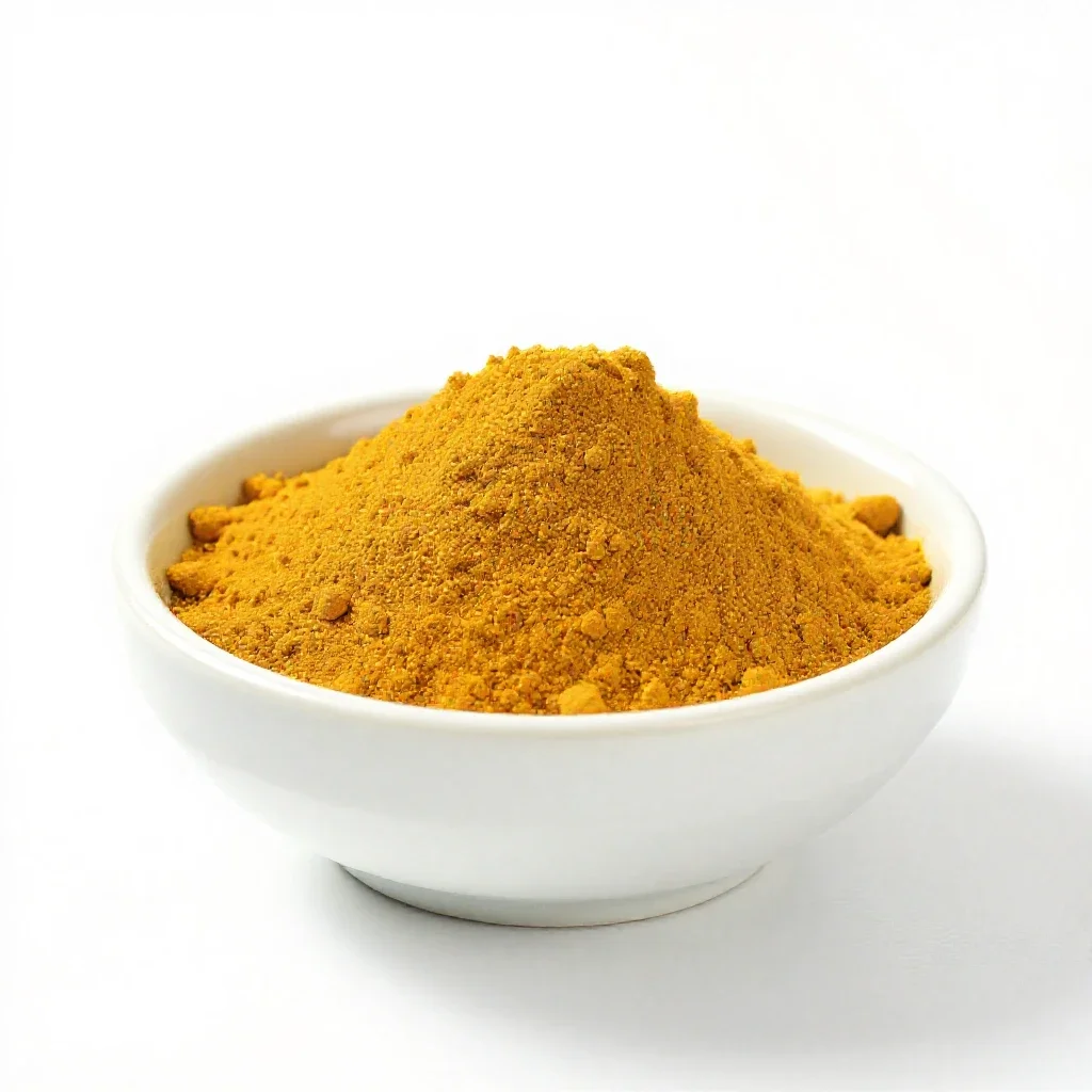 Turmeric isolated on a white background
