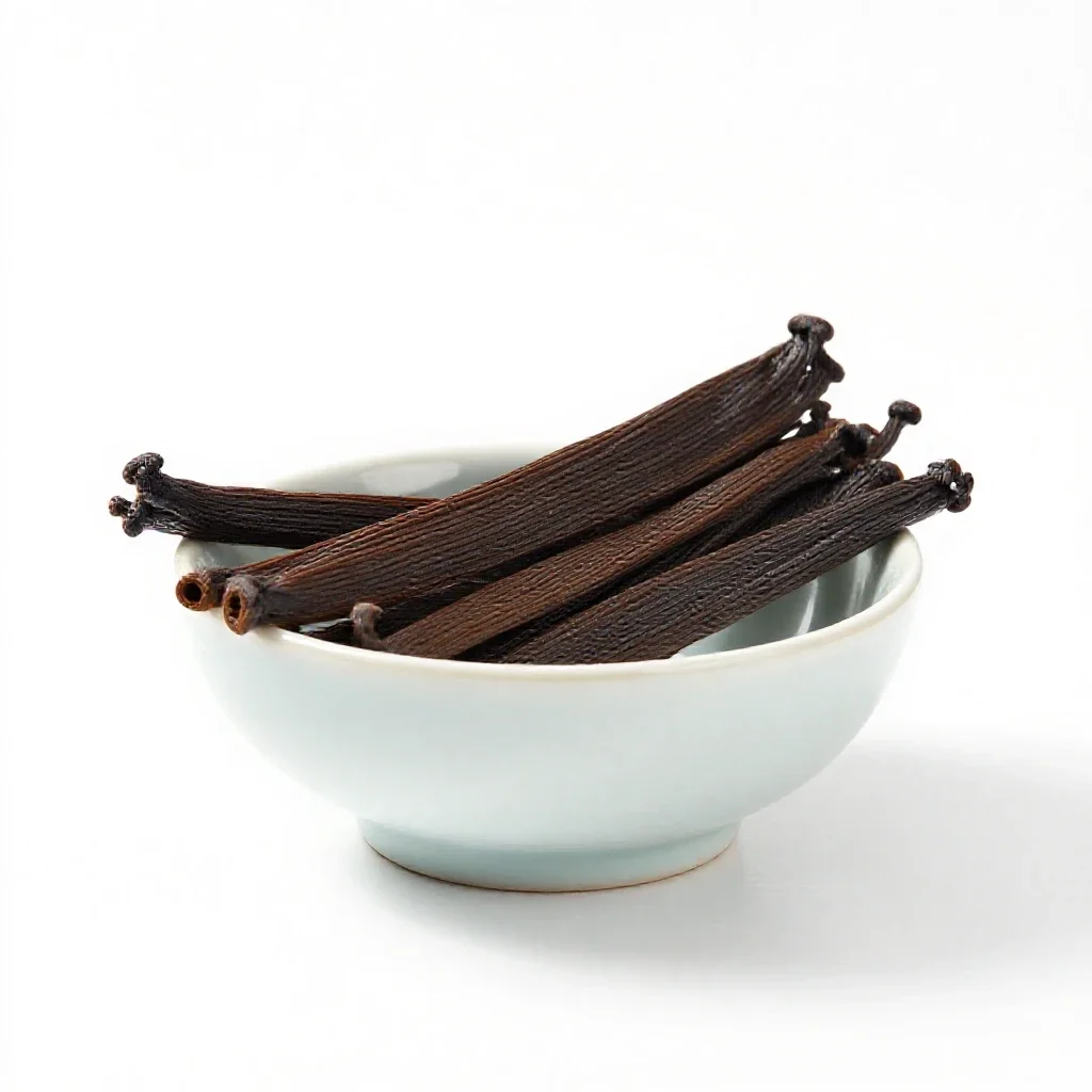 Vanilla isolated on a white background