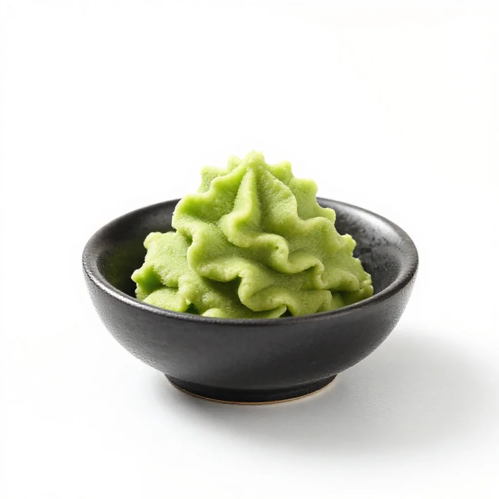 Wasabi isolated on a white background