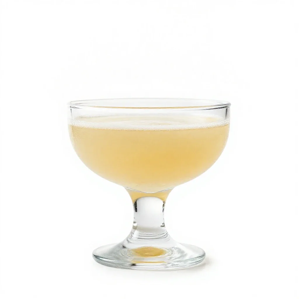 Whiskey sour isolated on a white background