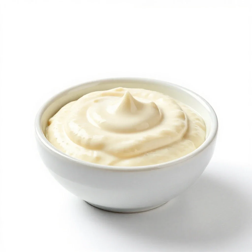 Aioli isolated on a white background