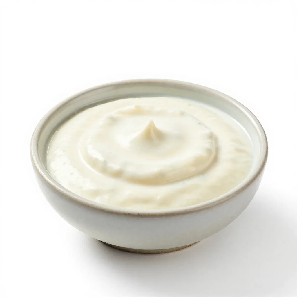 Anchovy sauce isolated on a white background