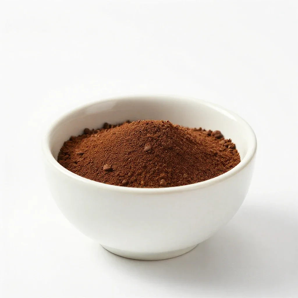 Instant coffee isolated on a white background