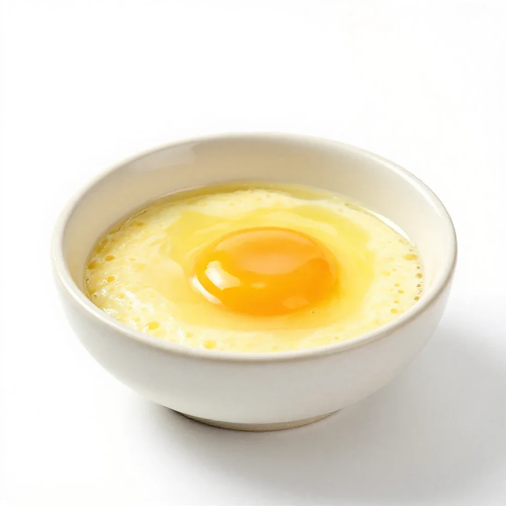 Omelet isolated on a white background