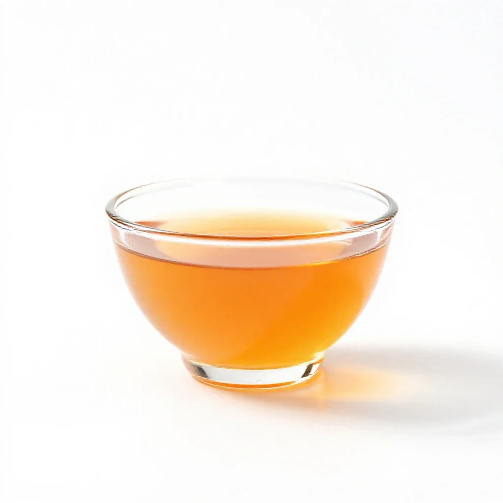 Orange liqueur isolated on a white background